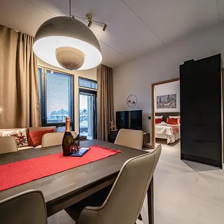 Apartmán Le Lingonberry D3 Ski-in Ski-out, Hot Tub By Aavalevi